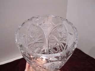 Gorgeous antique crystal vase from soviet union USSR (CCCP) 4