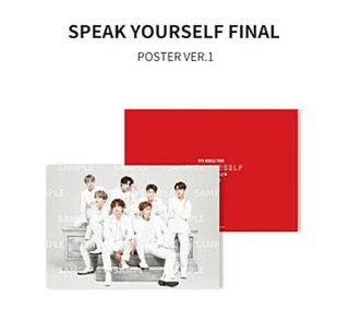 Bts World Tour Speak Yourself {the Final} Official Md/goods: Poster
