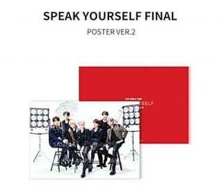 BTS WORLD TOUR SPEAK YOURSELF {THE FINAL} OFFICIAL MD/GOODS: POSTER 2