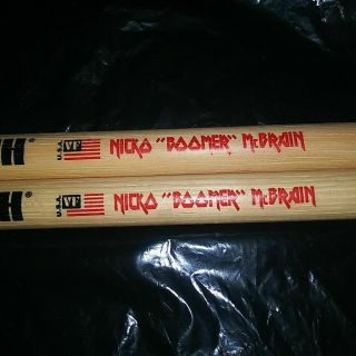 Iron Maiden Band Logo Style Name Drum Sticks Concert Tour Stage Drumsticks