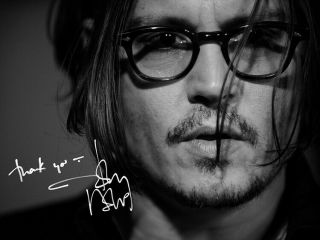 Johnny Depp Signed Photo Pirates Of The Caribbean Edward Scissorhands Autograph