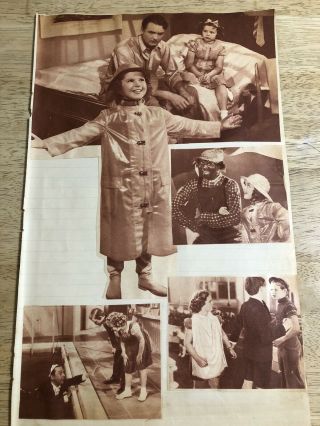 Shirley Temple - Vintage Clipping Page - 2 - Sided