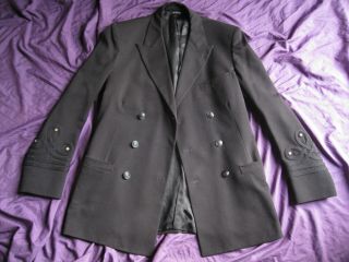 Bam Margera Military Captain Style Jacket Blazer Coat M Medium Him Victorian