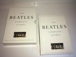 The Beetles The Complete Scores Hardcover Book & Case