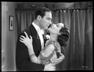 1934 Wonder Bar Dolores Del Rio Old Movie Photo Negative 24i