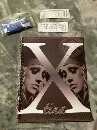 Xtina Live On Tour 2003 Tickets & Confetti Timberlake X Tina Aguilera Book