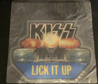 Kiss Lick It Up Vinyl Picture Disc 7” 1983 3