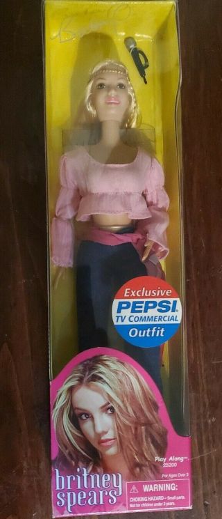 Britney Spears Doll - Exclusive Pepsi Tv Commercial Outfit - Play Along Jeans