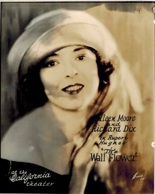 Colleen Moore The Wall Flower 1922 California Theater Still