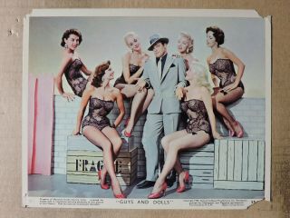 Marlon Brando With Leggy Goldwyn Girls In Lingerie Color Photo 55 Guys And Dolls
