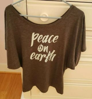Hanson Peace On Earth Shirt,  Large,