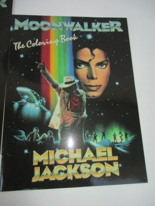 Michael Jackson Moonwalker Coloring Book Vintage Pop Rock & Roll Music Video ‘89