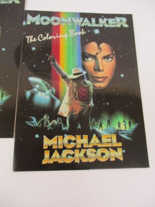Michael Jackson Moonwalker coloring book Vintage Pop Rock & Roll Music Video ‘89 2