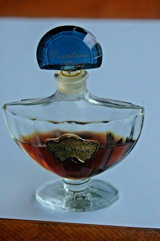 Shalimar Guerlain Baccarat Perfume Bottle Circa 1970 