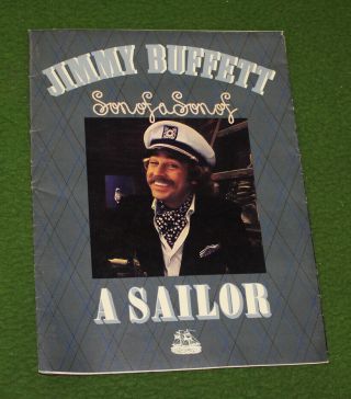 Jimmy Buffett Son Of A Son Of A Sailor Promo Program / Poster Collectors L@@k