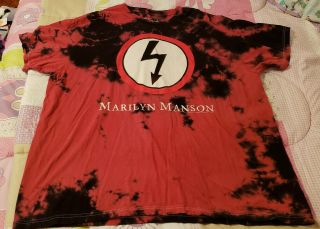 Marilyn Manson Shock Tye Dye Shirt Size Xl