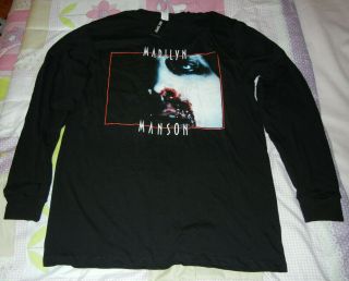 Marilyn Manson (s) Aint Long Sleeve Shirt Size Large Hot Topic With Tag Saint