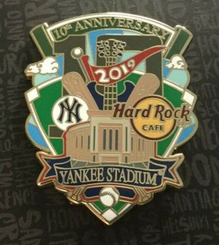 2019 Hard Rock York Yankee Stadium 10th Anniversary Mlb Baseball Le Pin