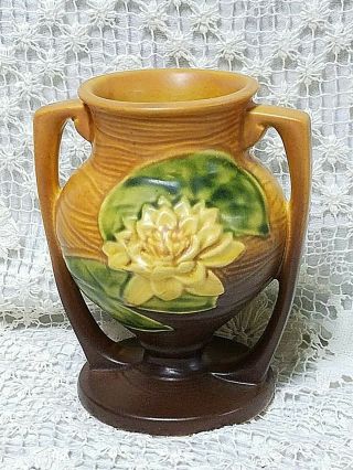 Roseville " Water Lily " Vase 174 - 6 - Circa 1943 -