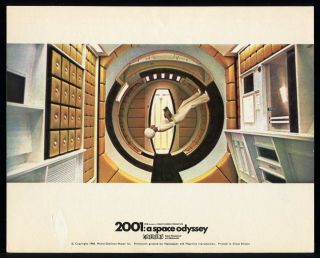 2001: A Space Odyssey Stanley Kubrick Keir Dullea 8x10 British Lobby Card