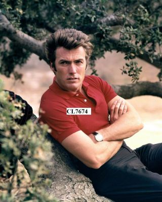 Clint Eastwood Poses For A Portrait Photo
