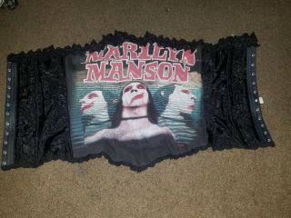 Vintage Diy Marilyn Manson Corset M / 34