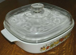 Vintage Corning Ware A - 10 Spice Of Life Le Romarin With Lid