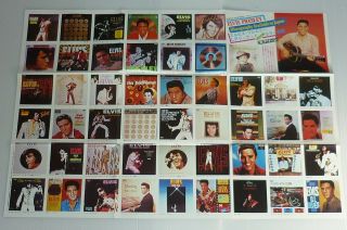 Elvis Presley Discography / James Dean 1977 Japan Large Poster 20 " X29 " Pl1