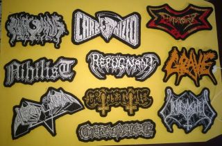 Death Metal Patch Dismember Grave Unleashed Nihilist Grotesque Treblinka Carnage