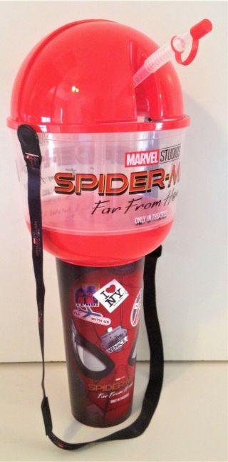 Spider - Man: Far From Home Movie Theater Exclusive Popcorn Chalice Cup Combo