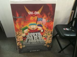 South Park Bigger Longer & Uncut One Sheet 27x40 Movie Theater Poster