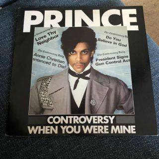 Prince - Controversy Rare Uk 12” K17866t
