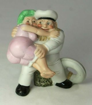 Great Schafer Vater Sailor Carrying A Big Butt Woman Match Holder