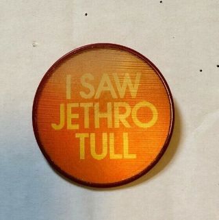 I Saw Jethro Tull Live Vintage Rare 1970 