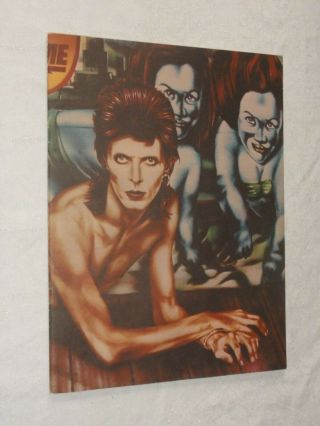 David Bowie 1974 The Year Of The Diamond Dogs Concert Tour Program Book Vintage