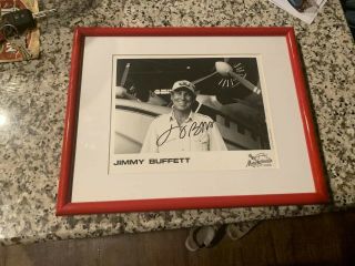 Jimmy Buffett Framed Autograph 2