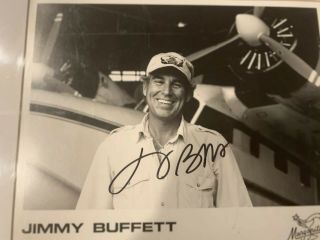 Jimmy Buffett Framed Autograph 7