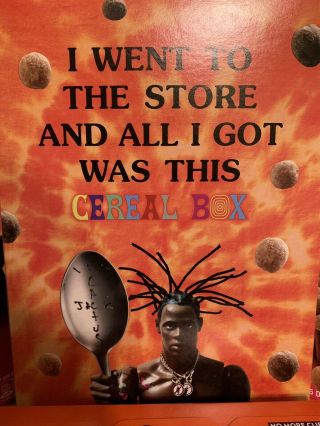 Travis Scott Reeses Puffs Cereal Box Astroworld Cactus Jack Special Edition 4