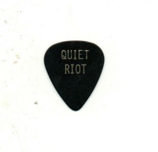 (( (quiet Riot - Carlos Cavazo)) ) Guitar Pick Picks Plectrum Very Rare