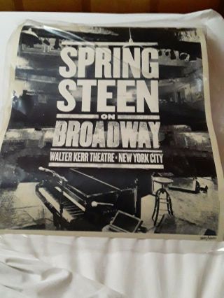 Bruce Springsteen On Broadway Exclusive Poster Nyc Ltd 3851/4000