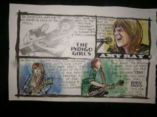 Indigo Girlsart.  From Comicstrip As Published In Nuvo Newsweekly