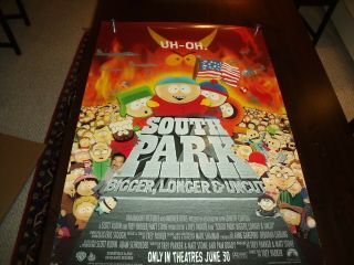 Movie Poster South Park Bigger Longer And Uncut 1999
