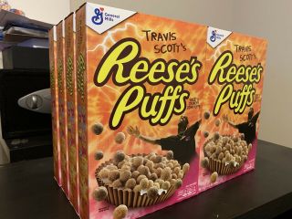 5 Boxes of Travis Scott x Reese ' s Puffs cereal - Look Mom I Can Fly 3