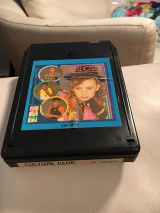 Culture Club 1983 Color By Numbers 8 Track Tape Rare Collectible