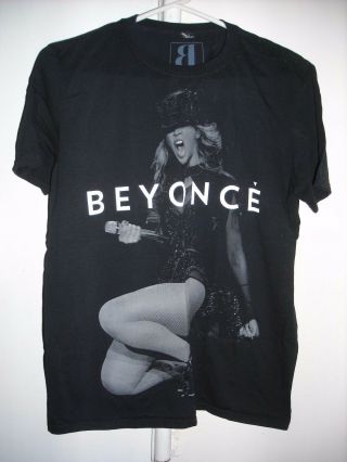 Beyonce Mrs Carter Show North American 2013 Concert Tour T - Shirt M Black R&b Pop