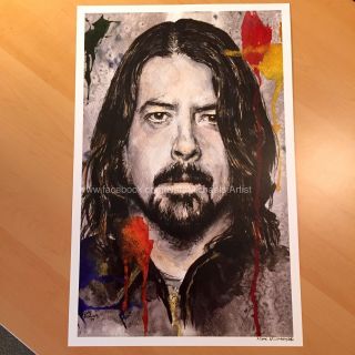 Dave Grohl / Foo Fighters / Nirvana - Fine Art Print / Poster