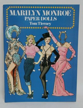 Uncut Vintage Tom Tierney Marilyn Monroe Paper Doll Book