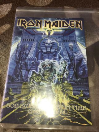 Iron Maiden Somewhere Back In Time 2008 World Tour Book
