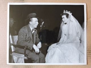 Jane Wyman With Bing Crosby Candid Photo By Mel Traxel 1951 Here Comes The Groom