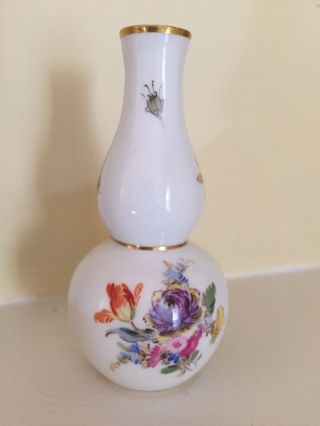 Antique Meissen Porcelain Miniature Vase